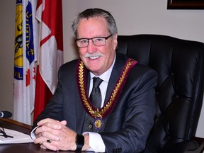 Roger Haley of Front of Yonge is warden of the United Counties of Leeds and Grenville.