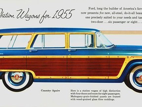 Magazine ad for the 1955 Ford Country Squire. Handout