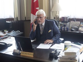 CP-Web.  Ontario PC MPP Rick Nicholls is pictured in his office at the Queens Park Legislature, in Toronto on Thursday, August 19, 2021, after he held a news conference to announce that he would not get vaccinated against COVID-19. Nicholls is one of the two PCs who was told to get a COVID vaccine by today or get kicked out of caucus.