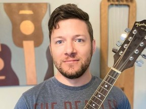 Cornwall-based folk musician Jesse Ferguson recently released his eighth album entitled Sea Shanties and Whaling Ballads. Handout/Cornwall Standard-Freeholder/Postmedia Network