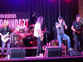 John McIntosh's Boundary Road, pictured on stage at Cornwall Ribfest, will be performing at the Cancer Benefit Concert for Gary Cooper on Saturday night.Todd Hambleton/Cornwall Standard-Freeholder/Postmedia Network