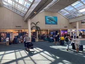 Inside the Orlando airport on Thursday July 29, 2021 in Orlando, Fla. 
Debra Ann L'Ecuyer/Special to the Cornwall Standard-Freeholder/Postmedia Network