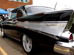 A 1957 Chevrolet Bel Air is on display at the Show & Shine at Acden Fleet in Fort McMurray on Sunday, August 16, 2021. Laura Beamish/Fort McMurray Today/Postmedia Network