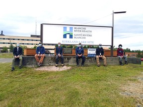 Pictured LTR in Kirkland Lake:Laurier Groulx, General Maintenance; Dave Pattison, General Maintenance; Robert Effenberger, Certified Tradesman – Electrician; Gilles St-Martin, Certified Tradesman – Millwright; Bill Duchene, General Maintenance; Keedan Ludwick, Summer Student