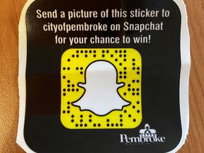 The City of Pembroke has launched its August Snapchat Scavenger Hunt that has residents searching city parks for Pembroke's SnapChat stickers.