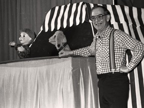Along with his puppets, Casey and Finnegan, Mr. Dressup entertained crowds of children during two separate Stratford shows in March 1986.
Beacon-Herald Collection/Stratford-Perth Archives