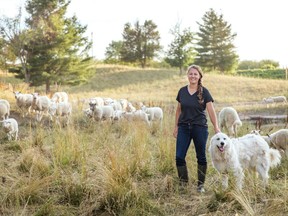 Carrie Woolley of Woolley's Lamb speaks passionately about her farm operation near Simcoe. The farm, which combines livestock with land conservation, is one of 50 recipients worldwide of the best small business award in the Good Food for All competition held as part of the United Nations Food Systems Summit.