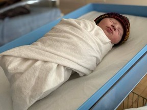 A boy, Robbie Neumann, 7 lbs 7 oz, was born to Matt and Christelle Neumann, of Hanmer on June 22.