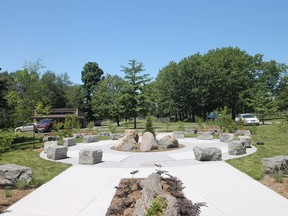 Manidoo Ogitigaan (Spirit Garden) is a new garden on the shore of Lake Ontario in Kingston designed to tell the history of Alderville First Nation. Supplied