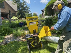 Gas-powered chipper/shredders help close the loop when it comes to garden nutrients and organic matter. It takes less than 10 minutes to create the equivalent of a standard bag of mulch with a chipper. Ellie Maxwell