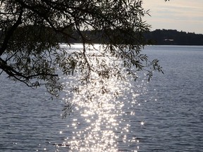 Sunlight sparkles off the surface of Ramsey Lake in Sudbury, Ont. on Tuesday August 17, 2021. John Lappa/Sudbury Star/Postmedia Network