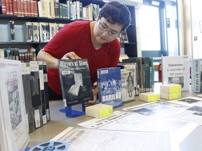 Karina Douglas-Takayesu, a reference librarian with the Timmins Public Library, is gearing up for a virtual tour of the Timmins Memorial Cemetery on Tuesday, Aug. 17, via Zoom at 6 p.m. 

RICHA BHOSALE/The Daily Press