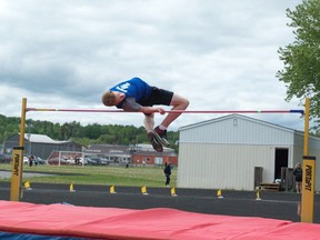 Recent Timmins High & Vocational School graduate Corbin Deblois, seen here competing at an event in July 2019, has signed on with the University of Guelph to take his high jumping talents to the post-secondary level.

Supplied