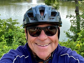 Scott Gooding will be cycling throughout the month of August during the Great Cycle Challenge raising money to help fight childhood cancer. (Submitted)