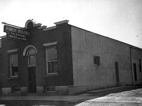 An historic picture of the CochraneTel when it was the Public Utilities Commission. Photo from Facebook/Cochrane Past and Present – Cindy Squirrell