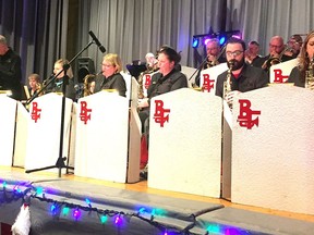 The Wallaceburg Concert Band played to a big audience at Wallaceburg District Secondary School in this file photograph from 2018. File photo/Postmedia Network