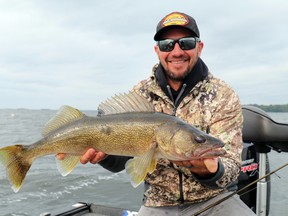 A nice walleye from Lake of the Woods.