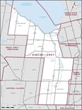 Elections Canada map of the federal Simcoe-Grey riding. Elections Canada.