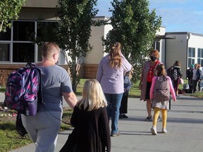 As staff and students head back to class for the start of the 2021/22 school year, masks will no longer be required for staff and students at WRPS and STAR Cathoic School Division schools, but students will need to have them if they're being bused.
Times file photo