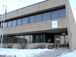 The administrative building for the Fort McMurray Catholic School Division in Fort McMurray Alta. on Saturday February 20, 2016. Vince Mcdermott/Fort McMurray Today/Postmedia Network ORG XMIT: POS1607121931258914