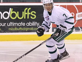 The Sherwood Park Crusaders recently signed a top prospect in forward Carmelo Crandell from the St. Albert Raiders. Photo courtesy Target Photography