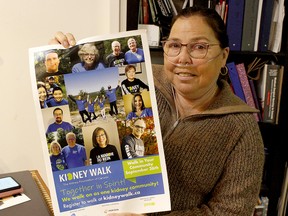 Joanne Hagger-Perritt, local organizer of the annual Kidney Walk, is encouraging everyone to continue to support those affected by kidney disease and raise funds online, since the COVID-19 pandemic is once again preventing a live event. RICHA BHOSALE/THE DAILY PRESS