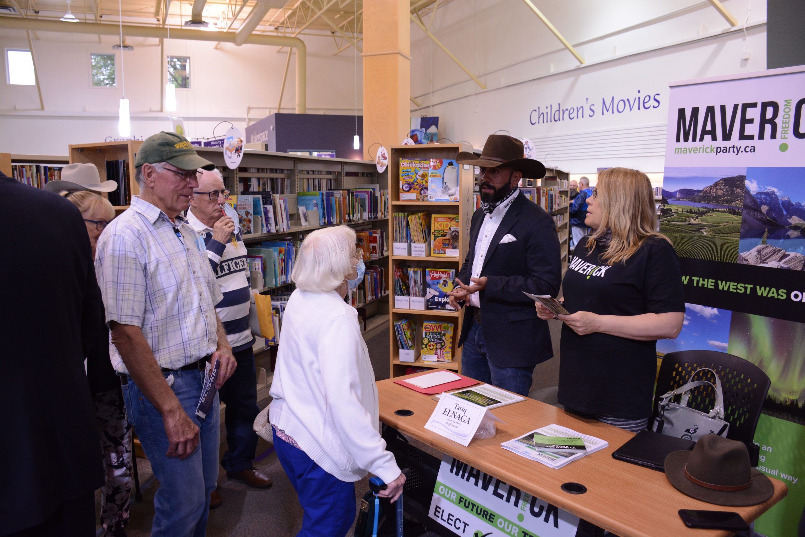 Library disappointed with antimasking presence at Coffee with the