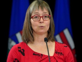 Alberta Chief Medical Officer of Health, Dr. Deena Hinshaw. LARRY WONG/POSTMEDIA NETWORK