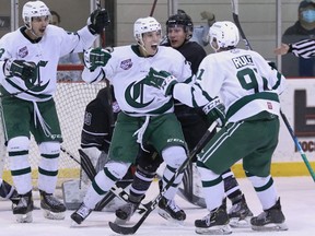 The Sherwood Park Crusaders have yet to ice their full lineup as they are scheduled to start regular season play this weekend. Photo courtesy Target Photography