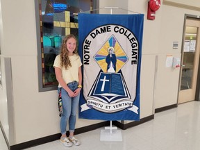 Grade 11 Notre Dame Collegiate student Daisy Hagens has been chosen to be a part of the Minister’s Youth Council.