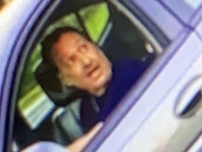 Kingston Police are searching for this man after they say he claimed to be a police officer during a road rage incident on Friday night.