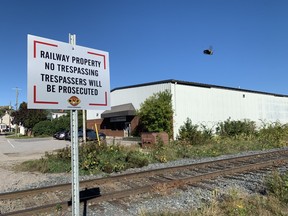 The Ottawa Valley Railway is considering erecting a fence restricting access at the North Bay Waterfront.