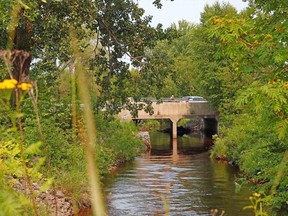 Chippewa Creek pictured, July 26, from Queen Street. Nugget File Photo