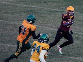 The Wetaskiwin Composite High School Sabres took on the Leduc Wildcats Friday night with little disruption following last week's announcement from the Provincial Government on increased health measures.