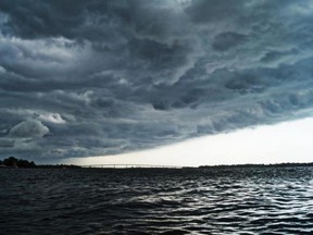 Environment Canada has issued a severe rainfall warning for Quinte region and beyond due to a major storm front expected to dump large amounts of precipitation until Friday. INTELLIGENCER FILE