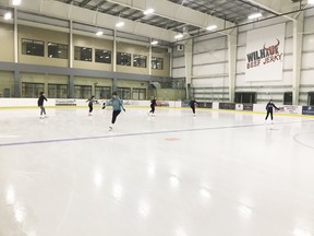 Summer skating Leduc figure skaters took to the ice at the Leduc Rec Centre in this August 2020 file photo.