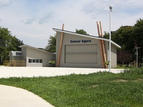 The Suncor Agora in Centennial Park. (file photo)