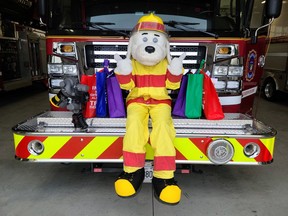 Sparky is ready for Fire Prevention Week, which takes place from Oct. 3-9.
