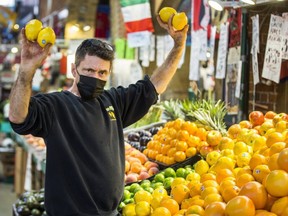 Mario Aricci, owner of Ponesse Foods, is pictured at St. Lawrence Market on Sept. 15, 2021.