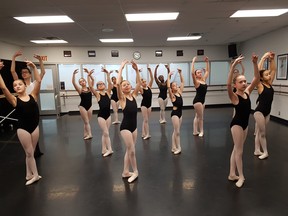 Dancers in a ballet class at the MacDonald Island Dance Academy. Supplied image/ Regional Recreation Corporation