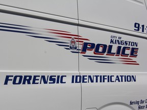 Kingston Police Forensics van. (file photo)