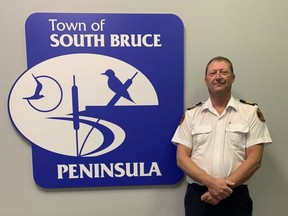 South Bruce Peninsula Fire Chief Tim Wilson. SUPPLIED