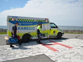 Paramedics with Frontenac Paramedic Services. supplied photo