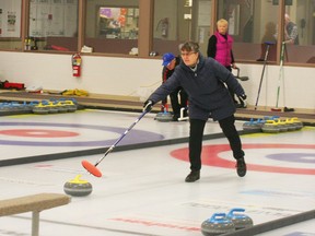 Two stick curling clinics will be offered at the Spruce Grove Curling Club on Saturday, Oct. 2, ahead of regular league play. PHOTO BY CHRIS EAKIN/POSTMEDIA.