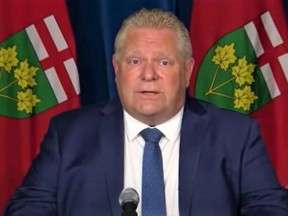 Premier Doug Ford announced Wednesday that as of Sept. 22 Ontarians will need to be fully vaccinated (two doses plus 14 days) and provide their proof of vaccination along with photo ID to access certain public settings and facilities. YOUTUBE