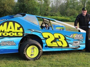 His racing career began at the age of 4. Now 13, Foxboro, OntarioÕs Cole Perry is competing in his first season of action with the DIRTcar Novice Sportsman Modified field. JIM CLARKE PHOTO
