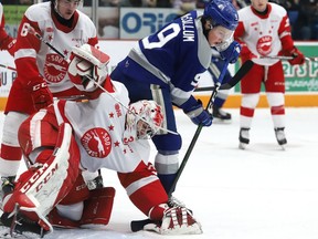 Delhi's Landon McCallum, who plays for the Ontario Hockey League's Sudbury Wolves, has been invited to represent the St. Louis Blues in the NHL Prospects Tournament.