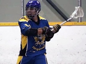 Delaney Maracle of Six Nations of the Grand River recently played for the Toronto Lightning in Senior Series Lacrosse. He has accepted a scholarship to attend St. Ambrose University in Davenport, Iowa.