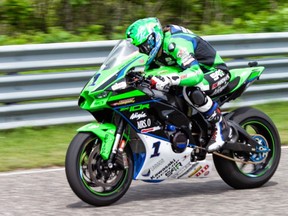 Brantford's Jordan Szoke will attempt to come-from-behind this weekend at Calabogie Motorpsorts Park and win his 15th Canadian Superbike championship during the final doubleheader of the season. Szoke is third in the series points race.