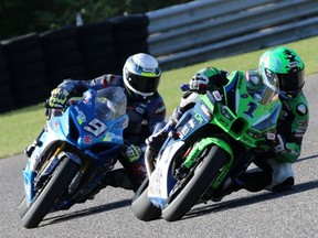 Brantford's Jordan Szoke competes last weekend at Calabogie Motorsports Park during the final race of the CSBK season.